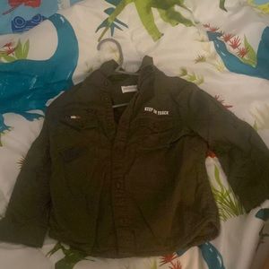 military shirt boy 3 years old